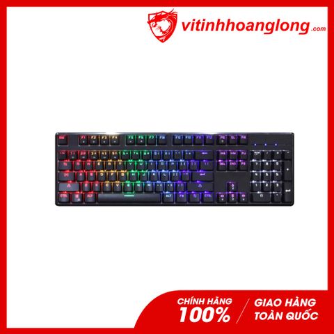  Bàn Phím cơ Motospeed K96S RGB Gaming Chống Nước (Đen) 