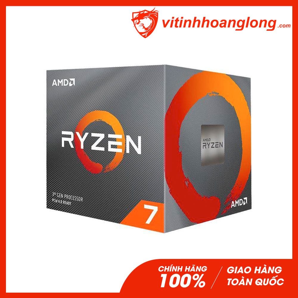 CPU AMD RYZEN 7 3700X (3.6GHz Up to 4.4GHz, AM4, 8 Cores 16 Threads)