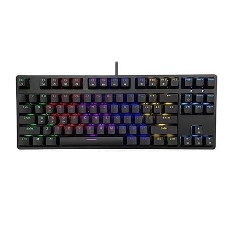  Bàn Phím Cơ E-DRA EK387L Đen Led Rainbow Red switch 