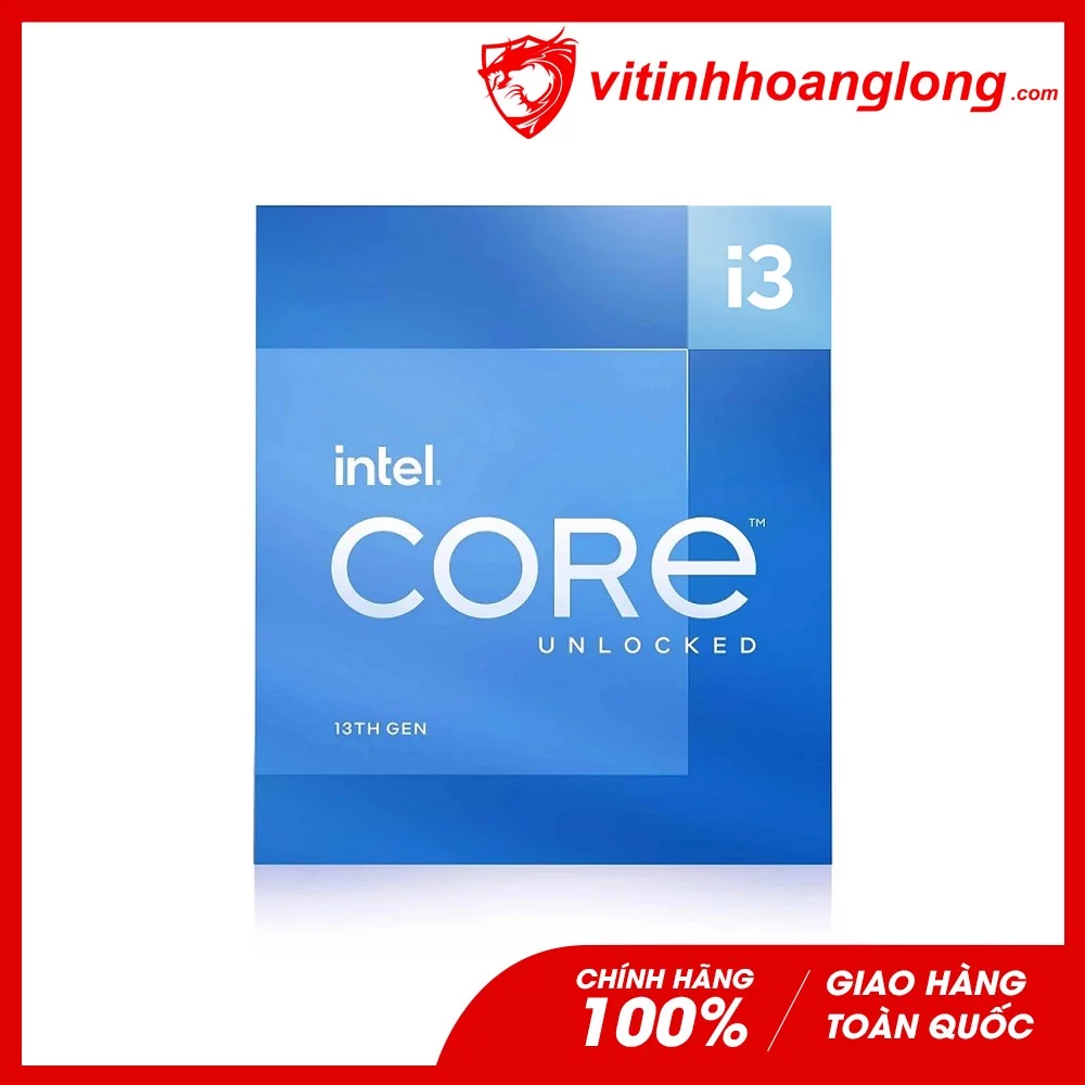 CPU Intel Core i3 13300 ( 3.0GHz Upto 4.6GHz, 6 Nhân, 12 Luồng, Cache 18MB, Socket LGA 1700 )