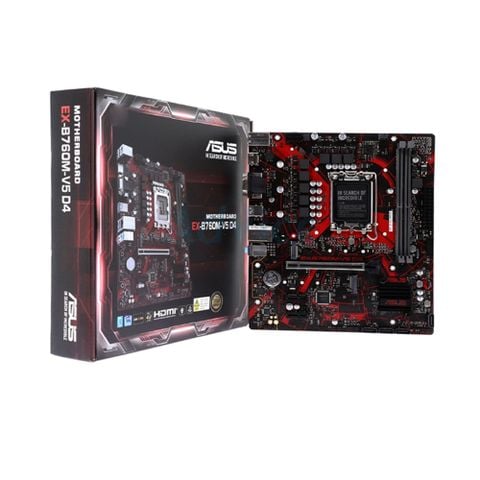  Mainboard ASUS EX-B760M-V5 | Intel B760, Socket 1700, mATX, 2 khe DDR5 