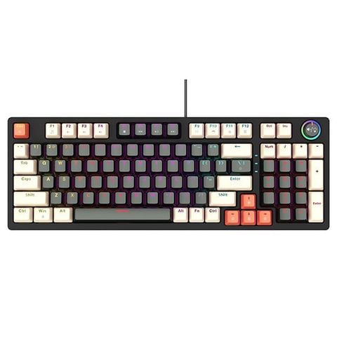  Bàn phím cơ có dây EDRA EK398 Alpha Red Switch 