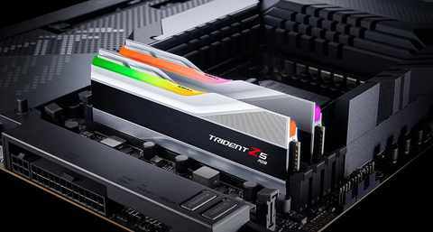  Ram GSkill Trident Z5 RGB Silver 32G | 16x2, DDR5, 5200MHz 40 F5-5200J4040A16GX2-TZ5RS 