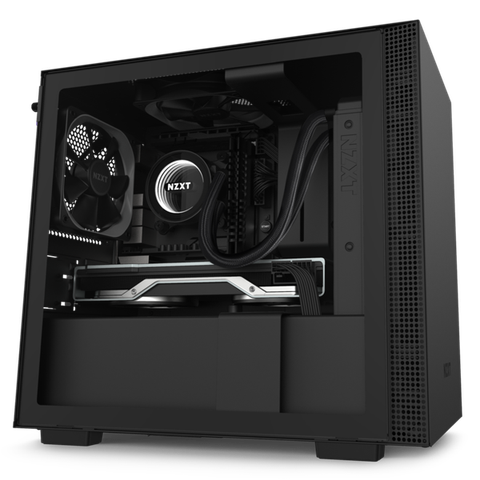  Thùng máy Case NZXT H210 MATTE BLACK/ WHITE ( Mini Tower ) 