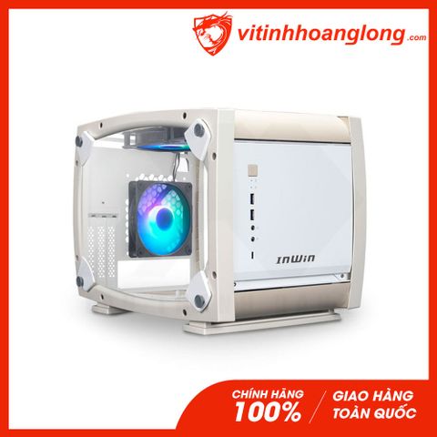  Vỏ Case máy tính InWin Explorer Bone ITX (Trắng) Kèm 3 FAN 