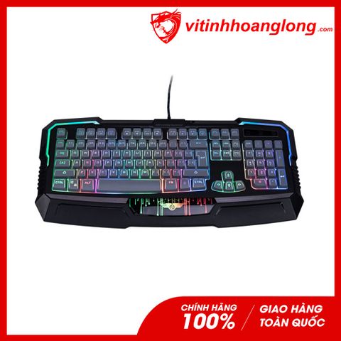  Bàn Phím Giả Cơ Newmen KB813B Gaming Rainbow (Đen) 