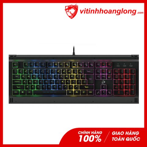  Bàn Phím Giả Cơ DareU LK145 Led Rainbow Gaming Mặt trên kim loại chống cháy 