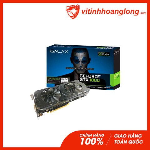  Card màn hình VGA Galax GTX 1080 8GB GDDR5X EXOC (GeForce® GTX 1080 EXOC) 