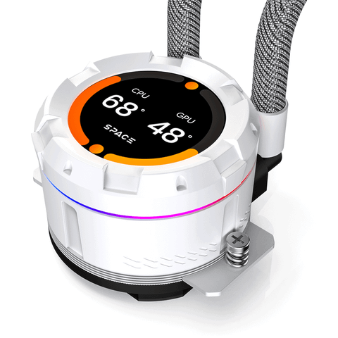  Tản nhiệt nước ID-Cooling Space SL360 XE LCD ARGB - White 