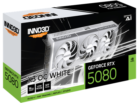  Card Màn Hình INNO3D GeForce RTX 5080 X3 OC WHITE 16GB GDDR7 