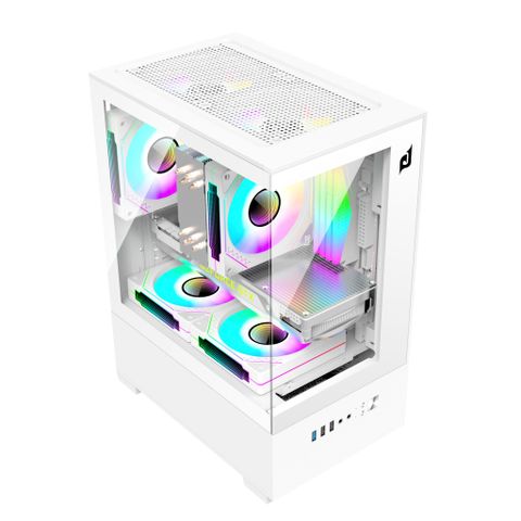  Thùng máy Case EDRA ECS1303 màu trắng 