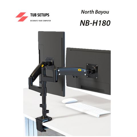  Giá đỡ 2 màn hình gắn bàn ARM NB H180 ( 22 - 32 Inch ) 