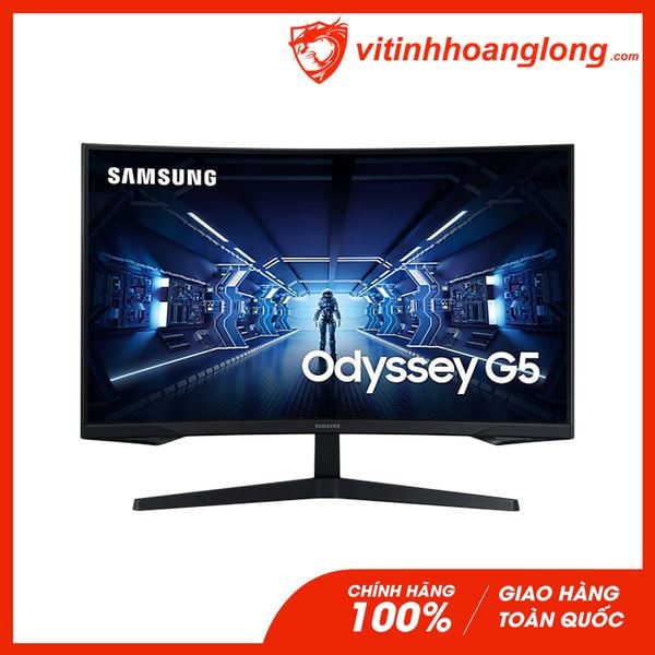 Màn hình máy tính Samsung 32 Inch Cong Odyssey G5 LC32G55TQWEXXV WQHD 2K 144Hz 1ms HDR10 Freesync