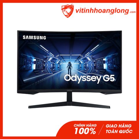  Màn hình máy tính Samsung 32 Inch Cong Odyssey G5 LC32G55TQWEXXV WQHD 2K VA 144Hz 1ms HDR10 Freesync 