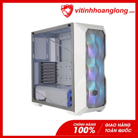  Vỏ Case máy tính Cooler Master MasterBox Mesh TD500 ARGB White Mid Tower (Tặng 3 Fan ARGB) 