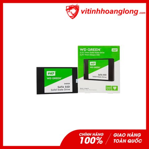  Ổ cứng SSD WD Western Digital 240G Green Sata III 6Gb/s (WDS240G2GOA) 