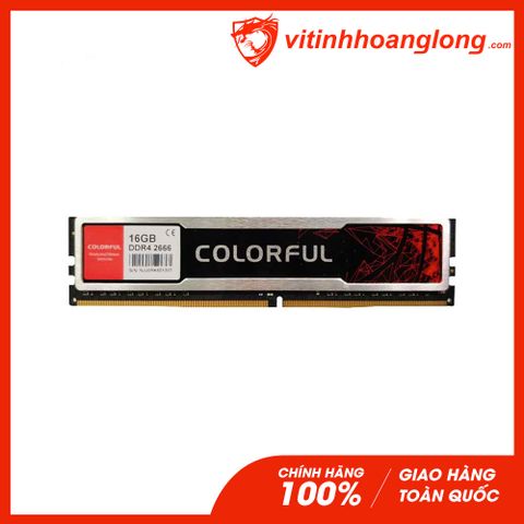  Ram PC DDR4 Colorful 16GB Bus 2666 Tản Nhiệt (BAPC16G2666D4S8 Y5CE19) 