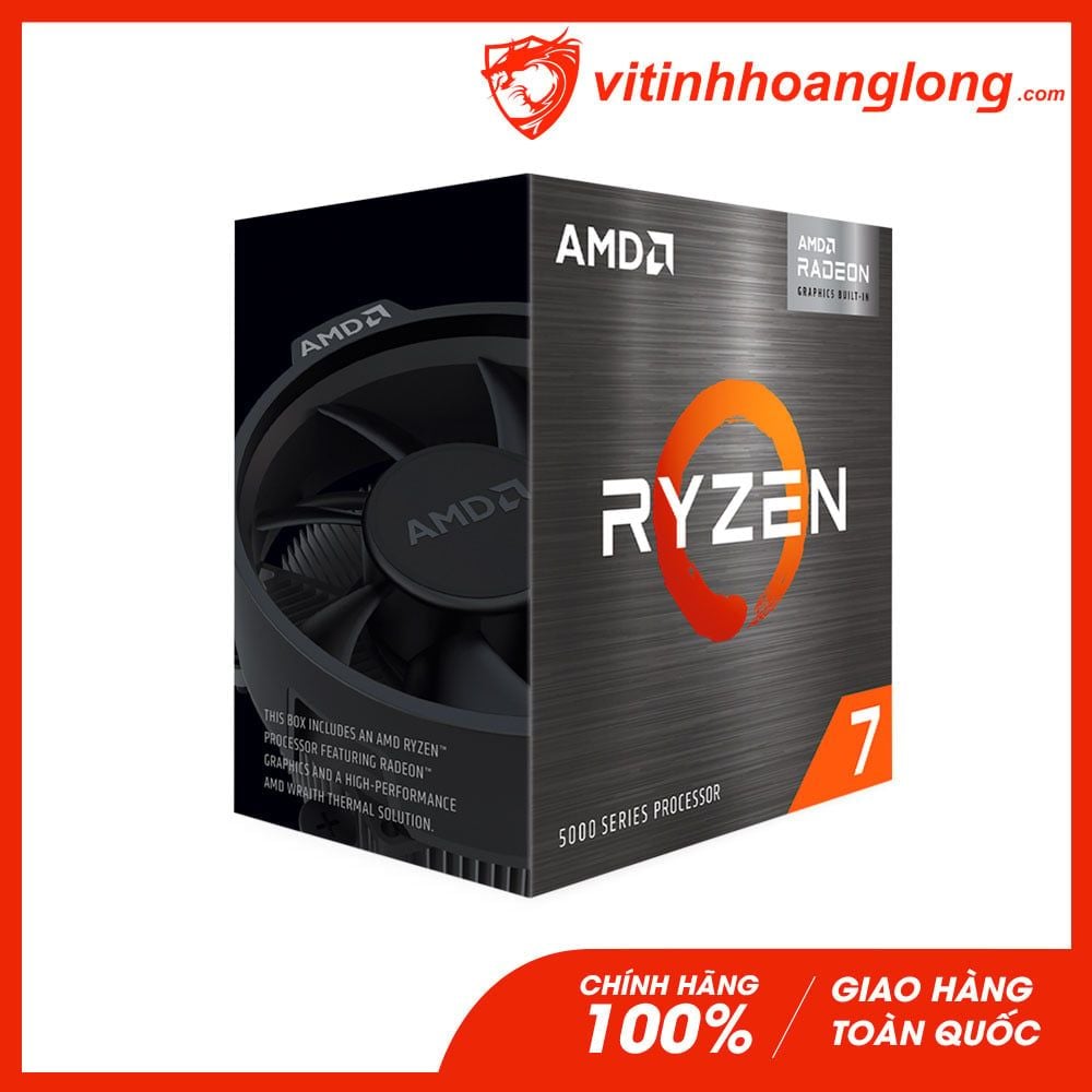 CPU AMD RYZEN 7 5700G (3.8GHz Up to 4.6GHz, AM4, 8 Cores 16 Threads)