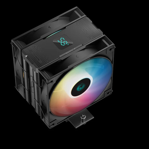  Tản nhiệt khí CPU Deepcool AG400 Digital Nhập khẩu | Fan đen, hiển thị nhiệt độ 