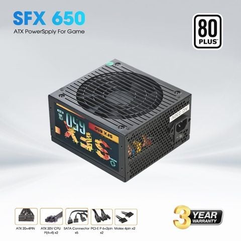  Nguồn máy tính CoolerPlus SFX 650 | 650W 