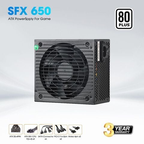 Nguồn máy tính CoolerPlus SFX 650 | 650W 