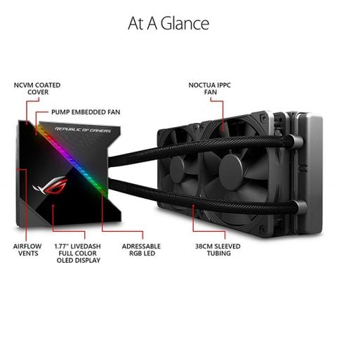  Tản Nhiệt Nước CPU Asus ROG RYUJIN 240 AiO Cooling 