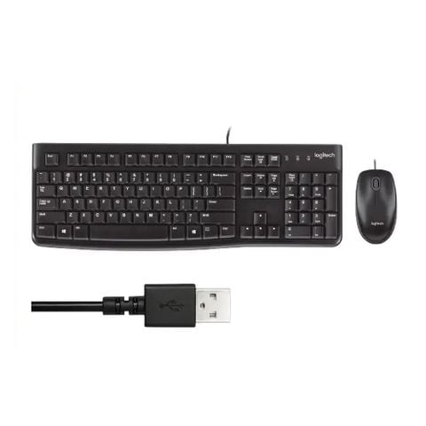  Combo Phím Chuột Logitech MK120 - (Đen) 