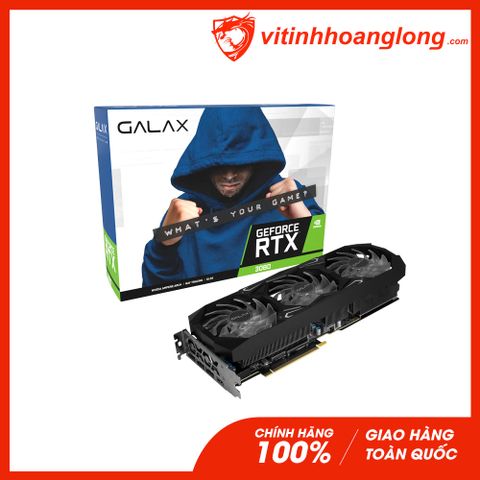  Card màn hình VGA Galax RTX 3080 10GB GDDR6X SG (1-Click OC) V2 LHR 