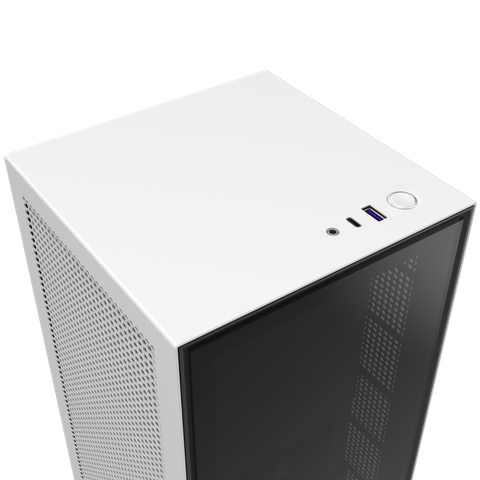  Thùng máy case NZXT H1 V2 (Mini Tower/Màu Trắng Đen) 