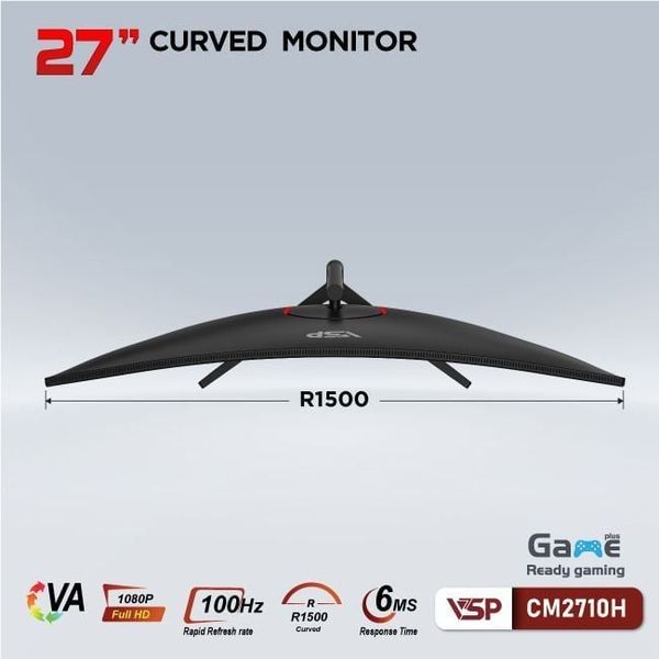  Màn hình VSP CM2710H | 27 inch Full HD VA 100Hz 6ms cong 