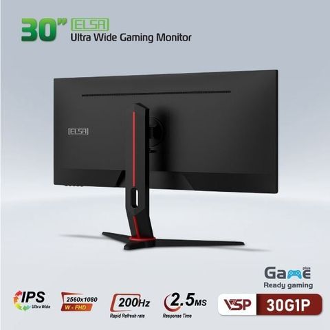  Màn hình VSP ELSA 30G1P - Black | 30 inch WFHD IPS 200hz 2.5ms phẳng 