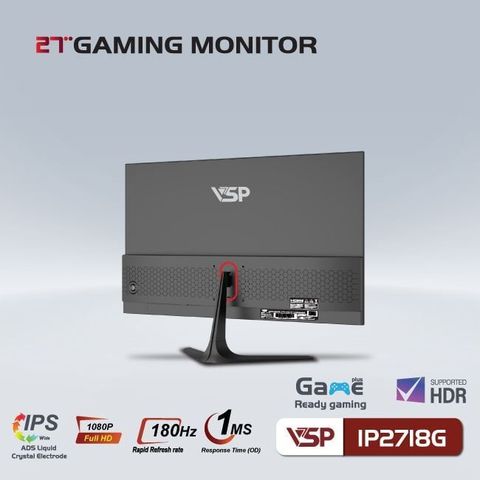  Màn hình VSP IP2718G - Black | 27 inch Full HD IPS 180Hz 1ms phẳng 