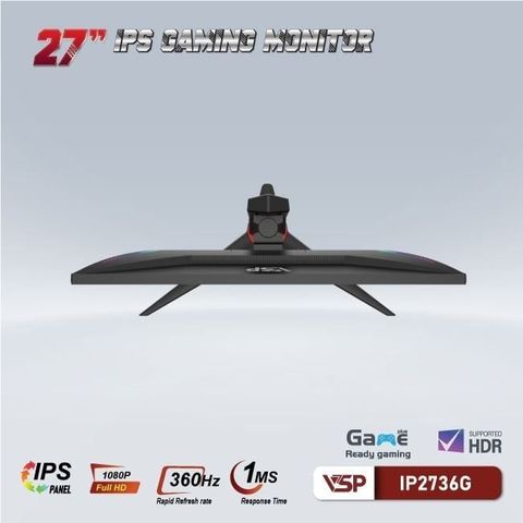  Màn hình VSP IP2736G - Đen | 27 inch Full HD IPS 360Hz 1ms phẳng 