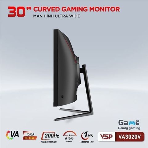  Màn hình UltraWide VSP VA3020V | 30 inch Full HD VA 200Hz 1ms cong 