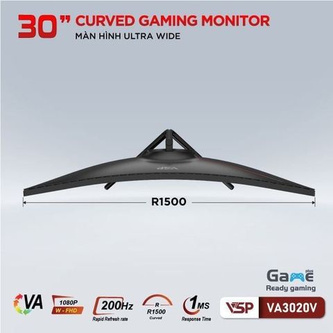  Màn hình UltraWide VSP VA3020V | 30 inch Full HD VA 200Hz 1ms cong 