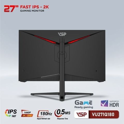  Màn hình VSP VU271Q180 | 27 inch 2K Fast IPS 180Hz 0.5ms 