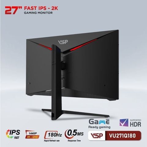  Màn hình VSP VU271Q180 | 27 inch 2K Fast IPS 180Hz 0.5ms 