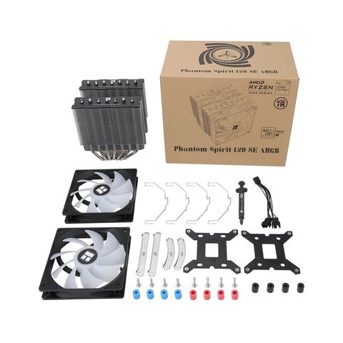  Tản nhiệt khí Thermalright Phantom Spirit 120 SE ARGB - Đen (2 Tháp) 