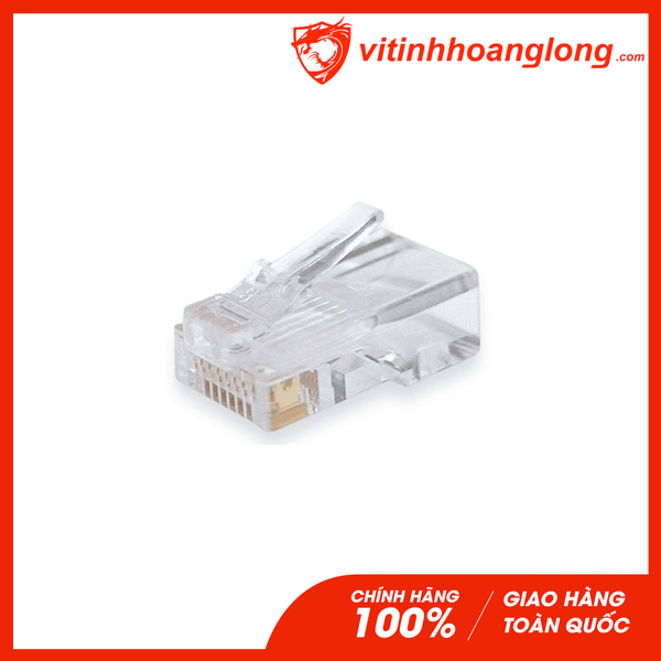 Hộp đầu mạng Dintek mạ vàng (100c/hộp)