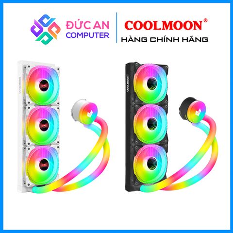  Tản nhiệt nước Coolmoon Aosor AS360 | White ALL RGB 