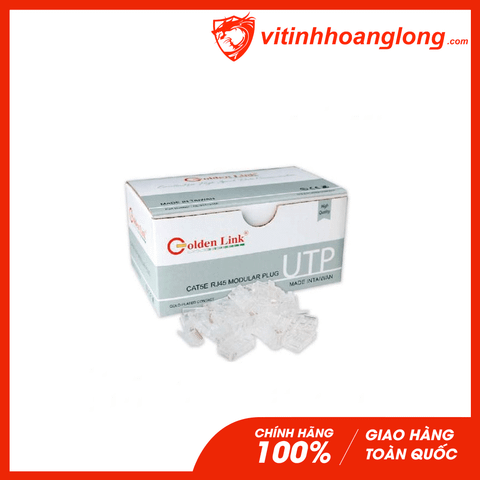 Hộp đầu mạng GoldenLink Rj45 UTP Taiwan Màu Xám
