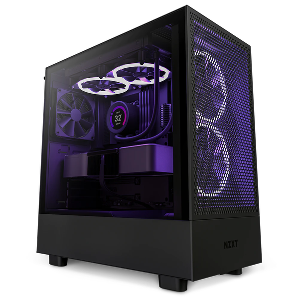  Thùng máy Case NZXT H5 Flow Black/ White RGB 
