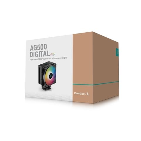  Tản nhiệt khí Deepcool AG500 Digital ARGB - Đen, nhập khẩu 