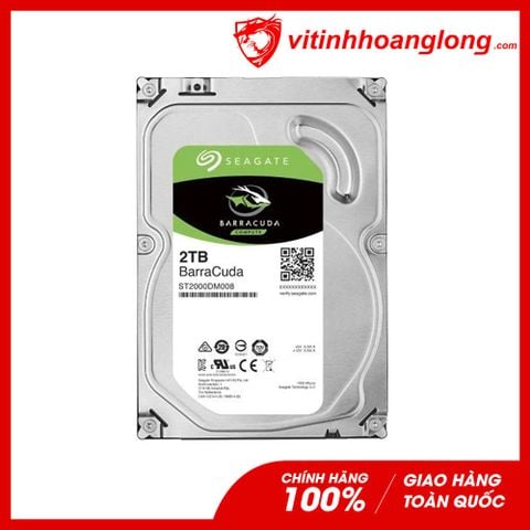  Ổ cứng HDD Seagate 2TB BarraCuda (ST2000DM008) 