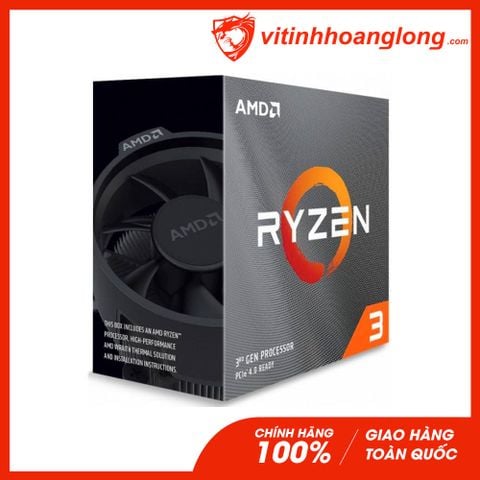  CPU AMD RYZEN 3 3100 (3.6GHz Up to 3.9GHz, AM4, 4 Cores 8 Threads) 