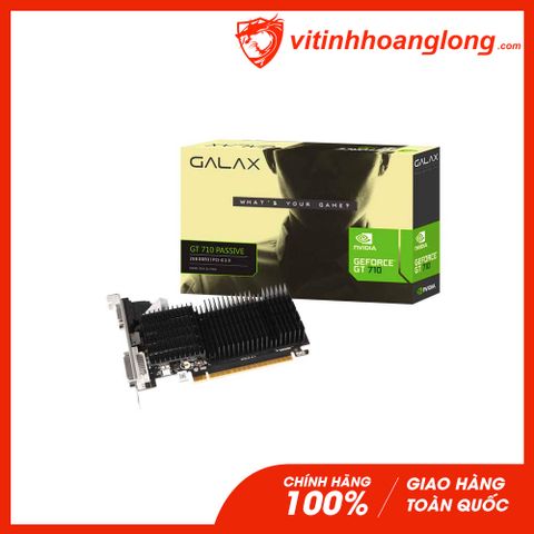  Card màn hình VGA Galax GT 710 2GB DDR3 HEATSINK (71GPF4HI00GX) 