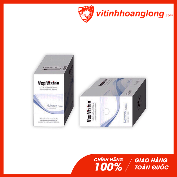 Cáp mạng VSP UTP CAT 6E 305M