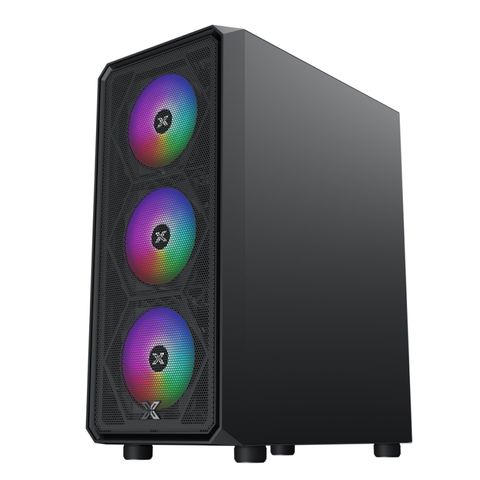  Thùng máy Case Xigmatek DUO X 3F ATX - Black 