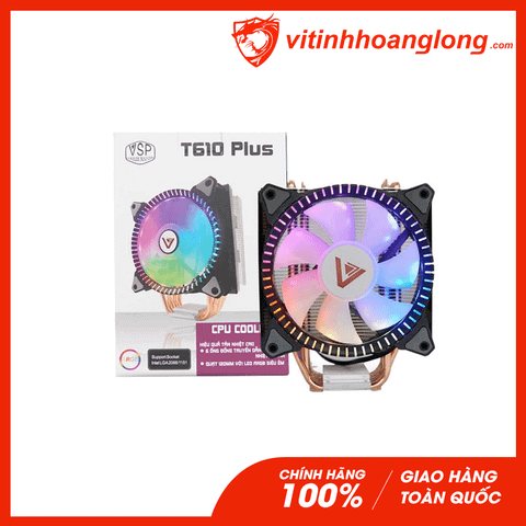  Tản nhiệt khí CPU VSP Master T610 Plus RGB (VSP-T60-PLUS) 