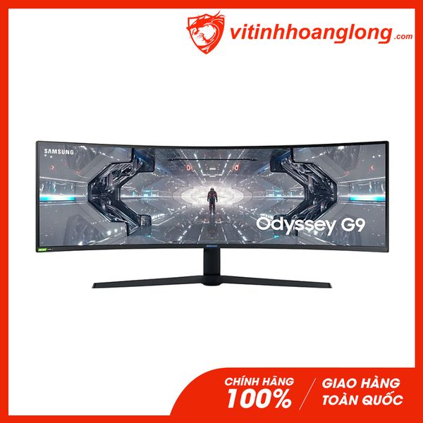Màn hình máy tính Samsung 49 Inch Cong Odyssey G9 LC49G95TSSEXXV DualQHD 240Hz G-Sync
